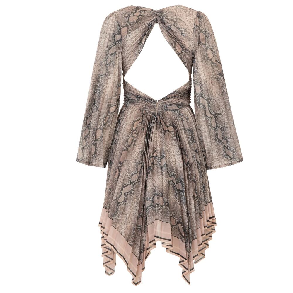 Zimmermann Altered Corsage Python Print Cut Out P… - image 5